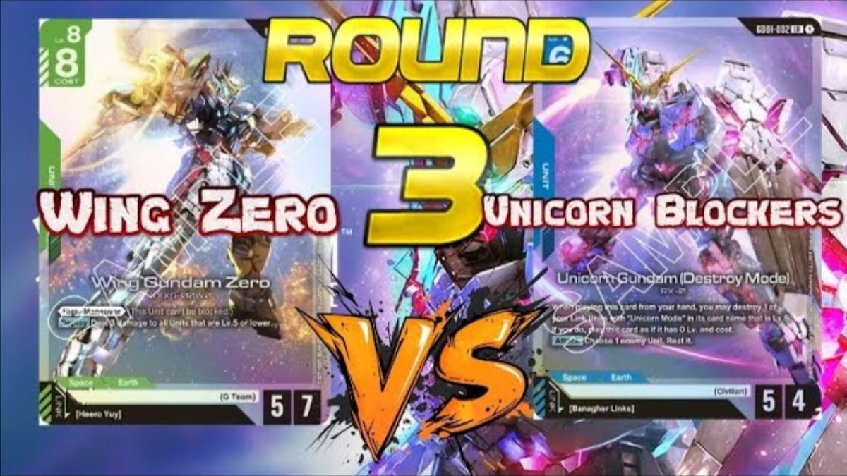 【搬运】GCG 高达卡牌对战 欧美店赛 绿白 VS 蓝白