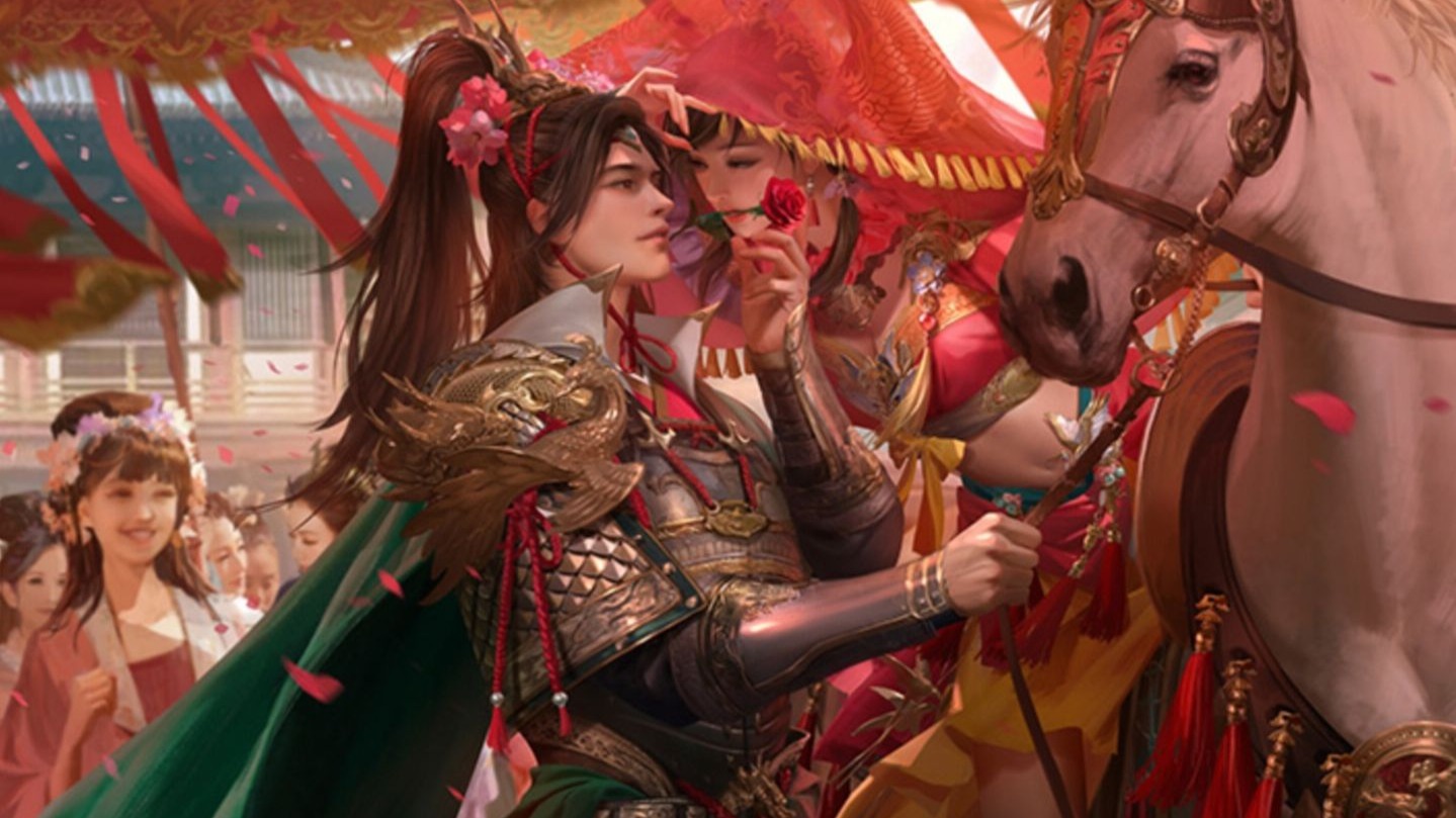 凝霜灿雪偃月刀，鲜衣怒马少年郎