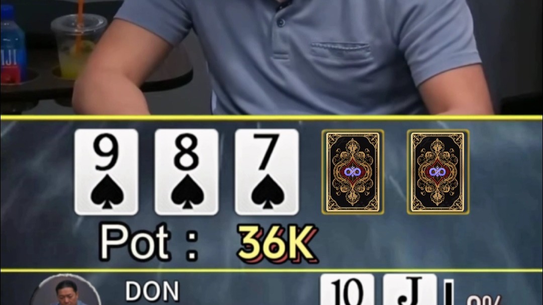 超级炸裂！天同花顺撞A花！