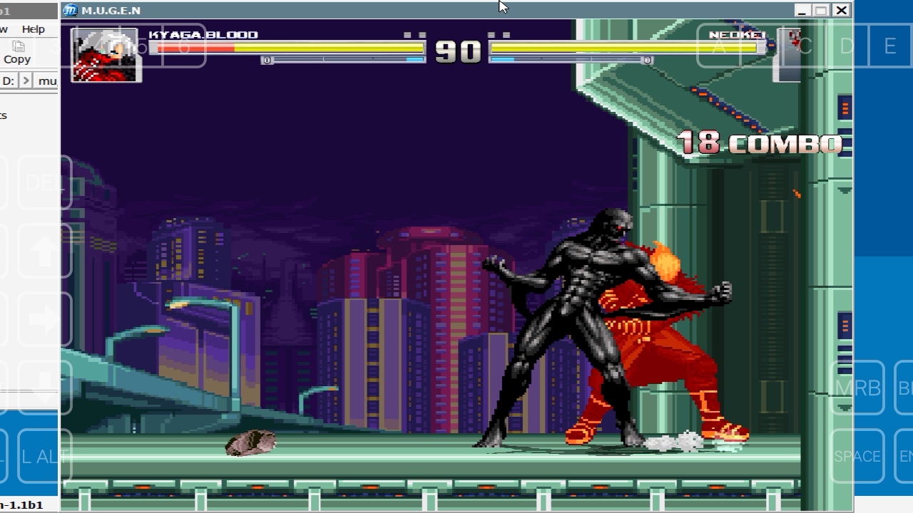 拳皇MUGEN 雅佳 VS 尼奥凯