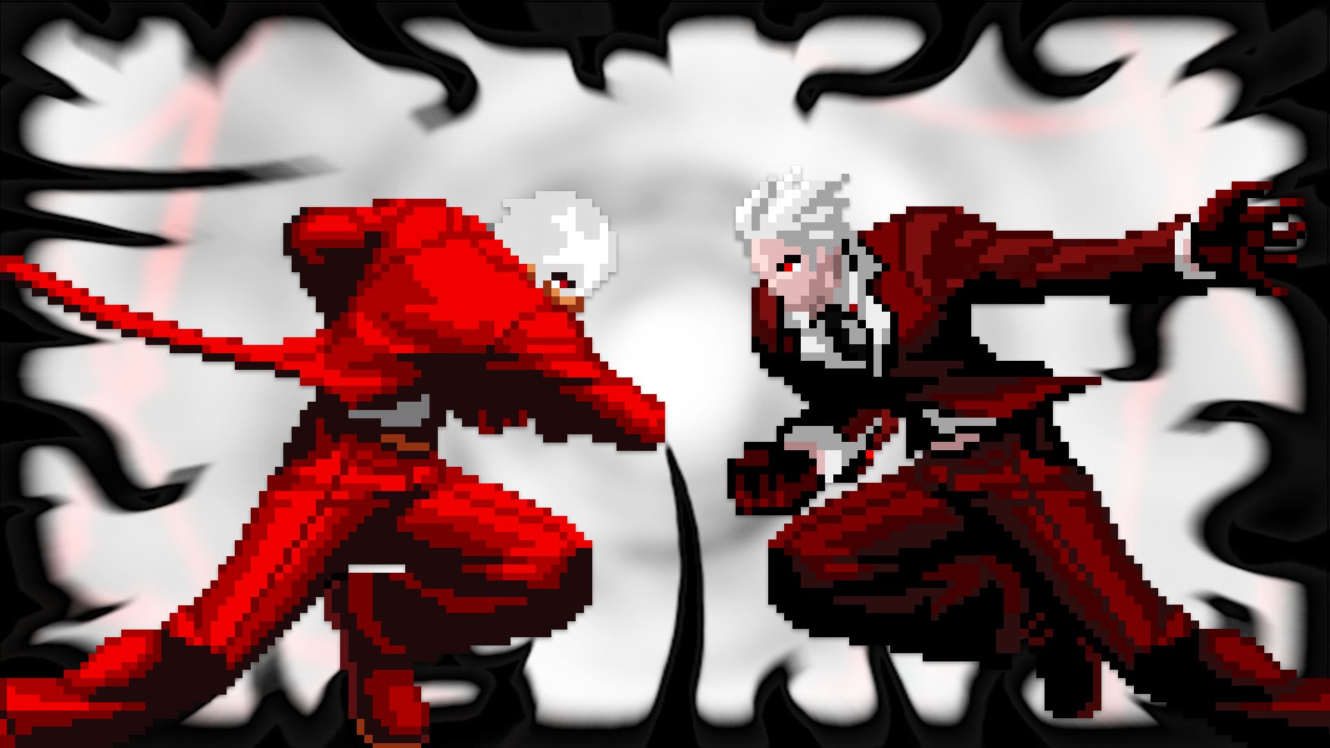 【MUGEN】复仇弱化版 [1p~12P] VS 玫瑰牌 [12p]