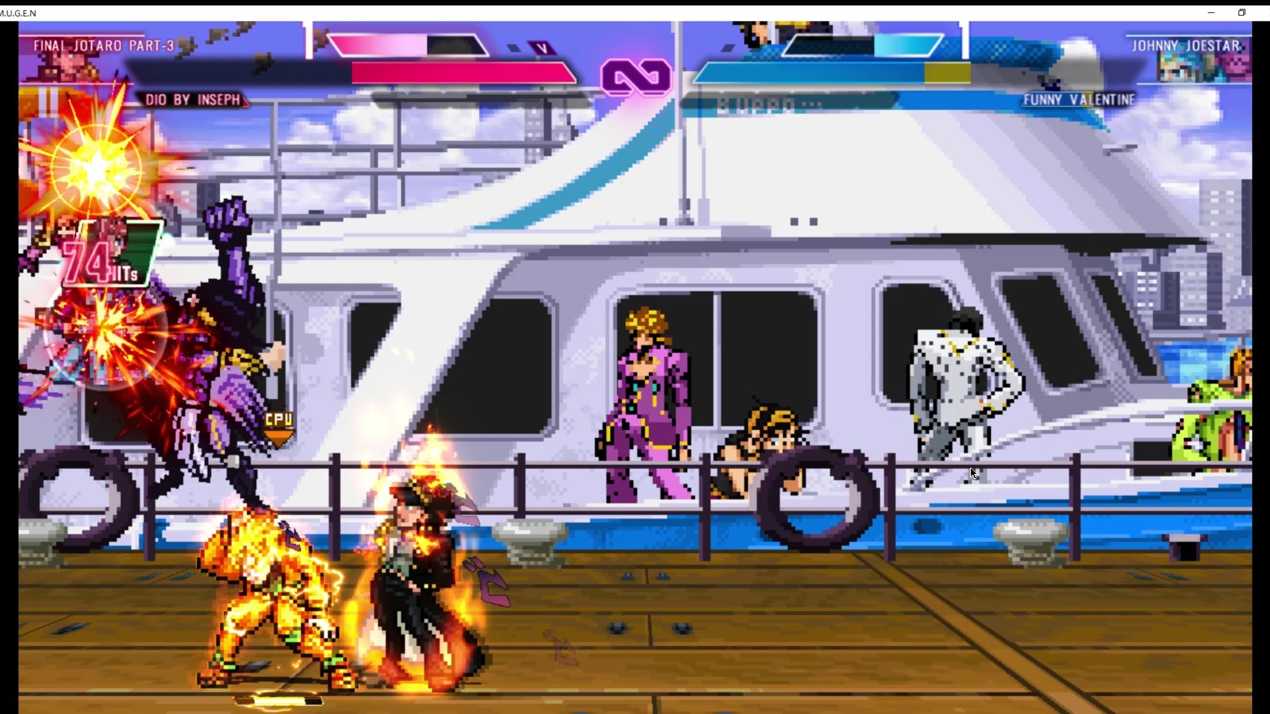 手操黑承＋dio vs 七部主角＋瓦伦泰