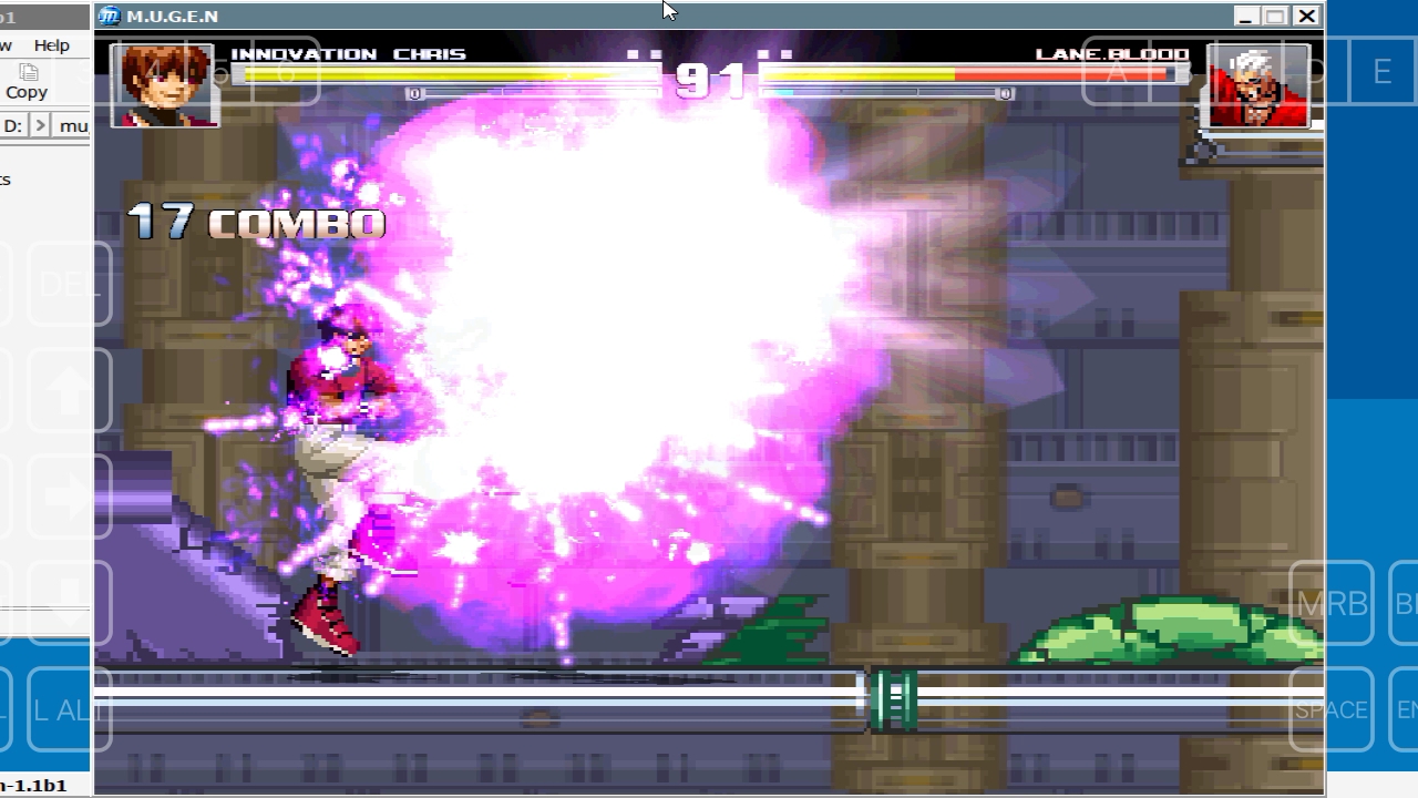 拳皇MUGEN 新生克里斯 VS 莱恩