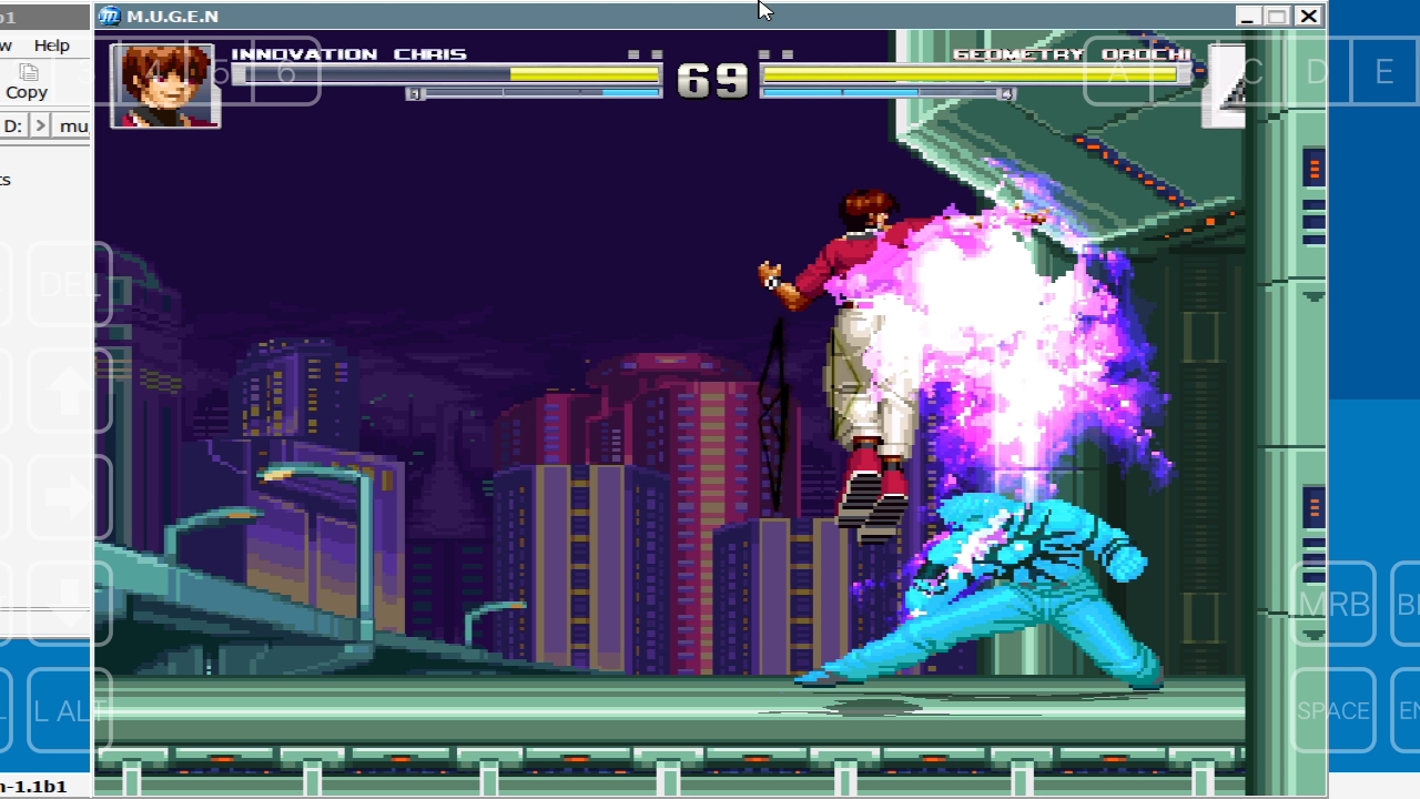 拳皇MUGEN 新生克里斯 VS 几何大蛇