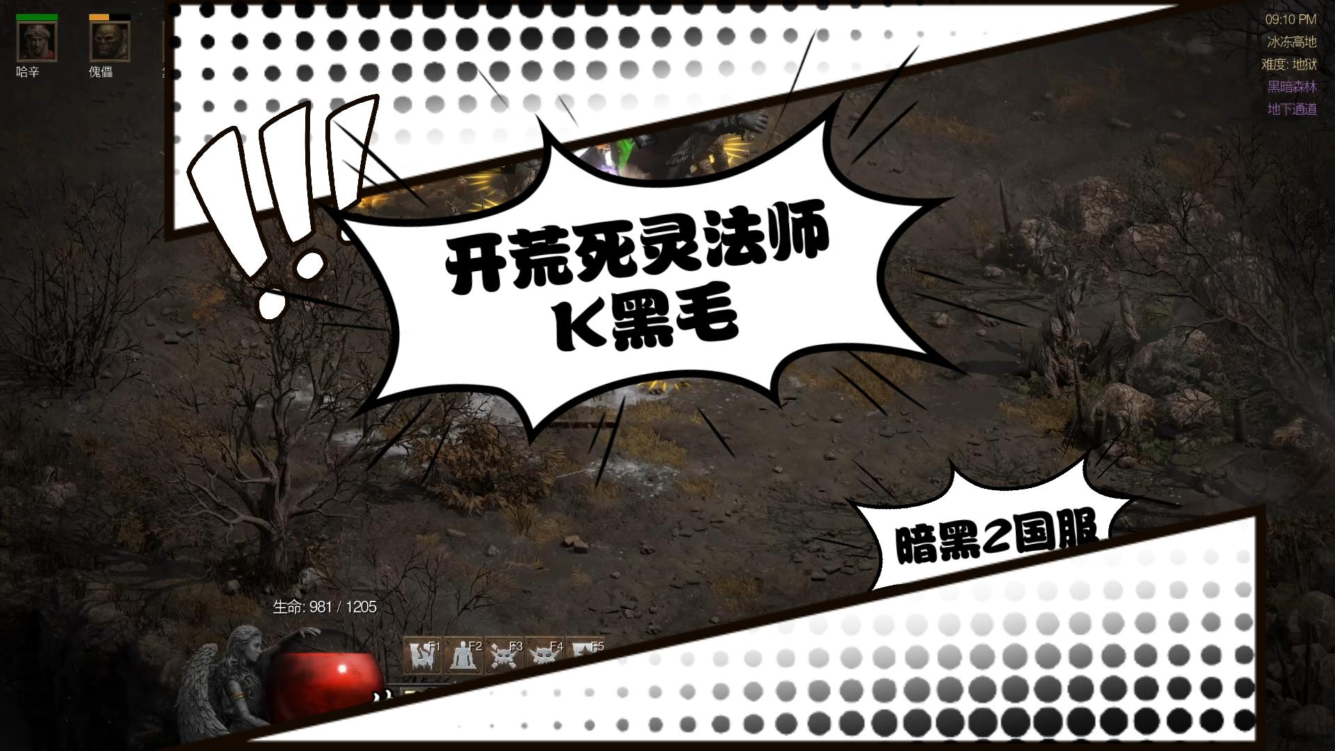 暗黑2国服死灵法师一无所有K黑毛！——打毁灭不求人！