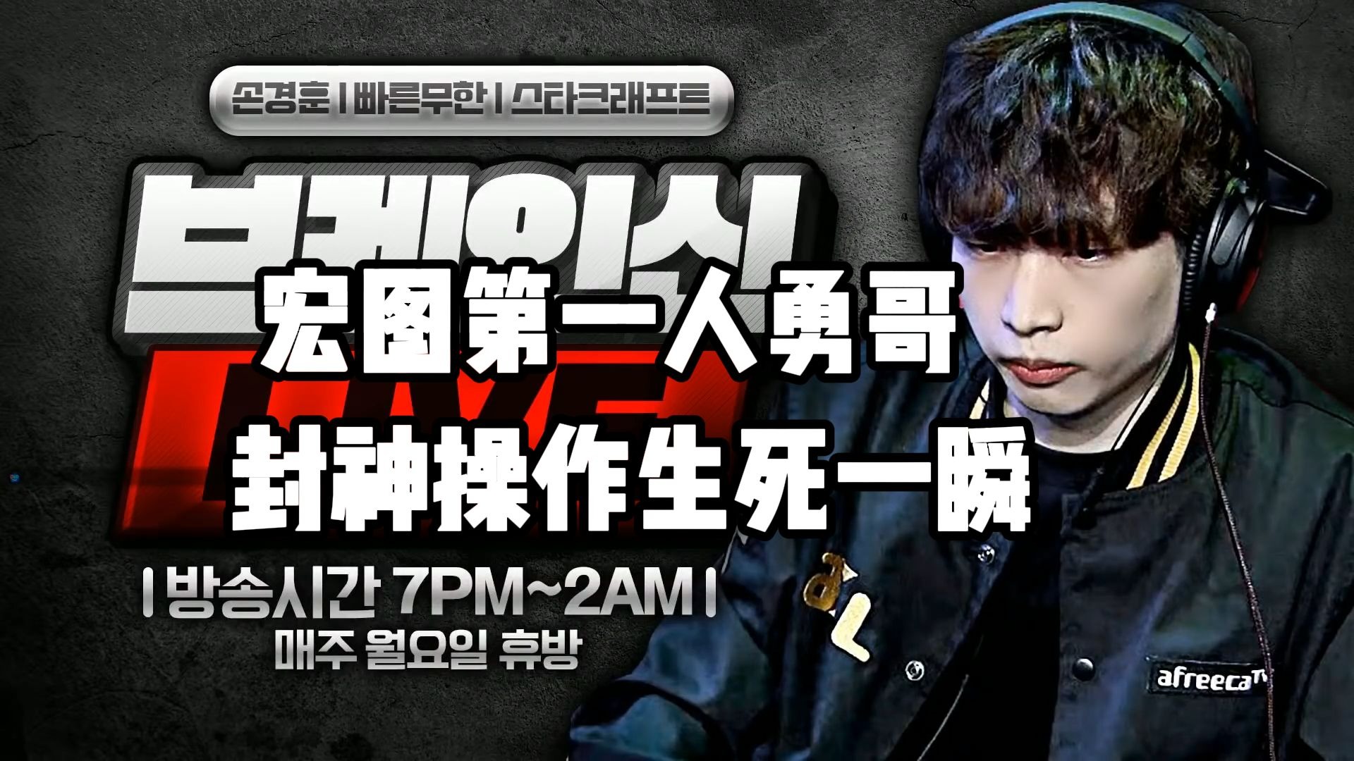 星际争霸 宏图第一人勇哥 对战1v1神演技戏精!封神操作生死一