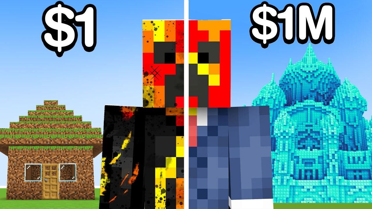 【PrestonPlayz】《我的世界》史诗级改造从泥巴房到钻石宫殿