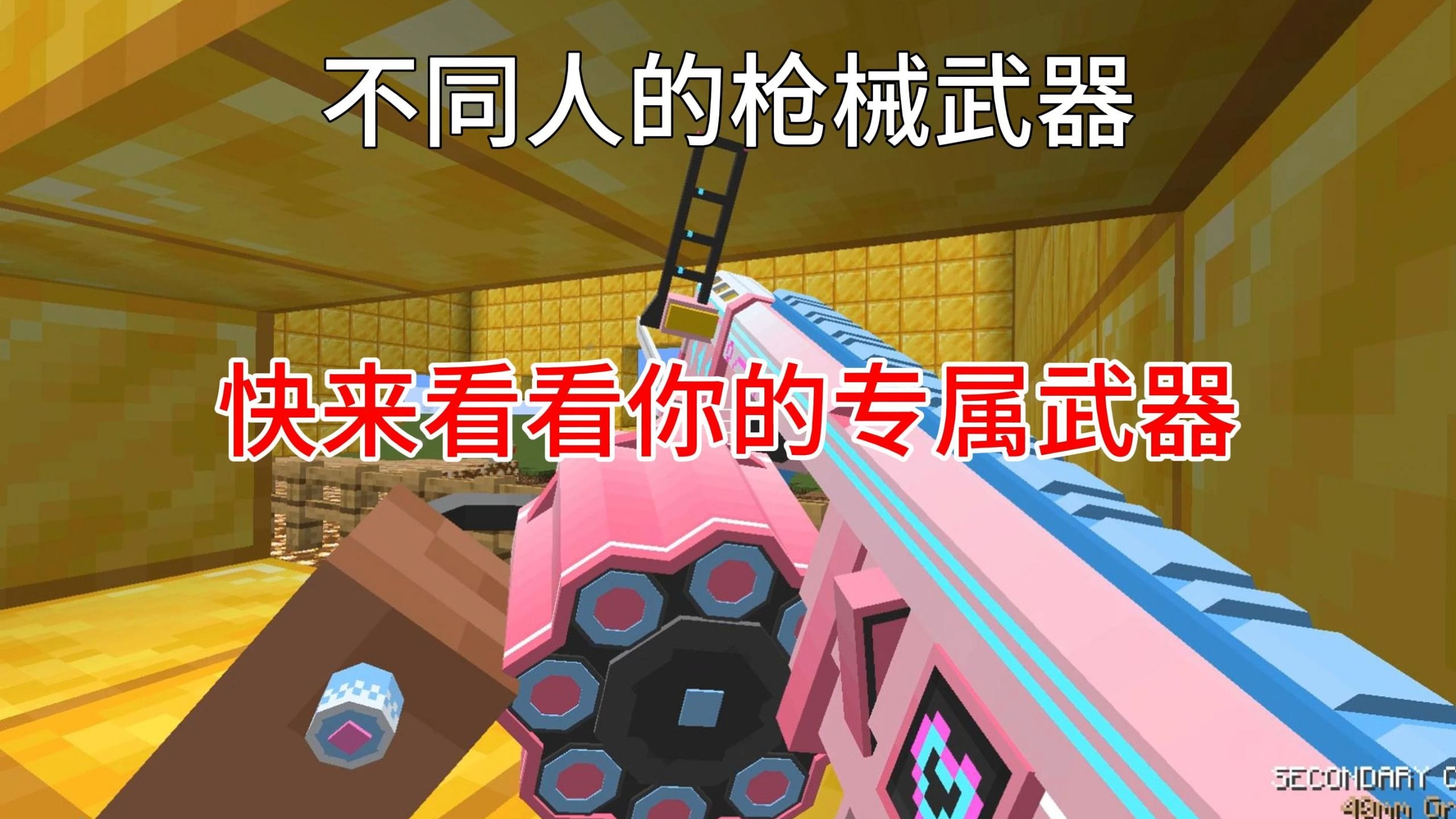 不同人的枪械武器 快来看看你的专属武器
