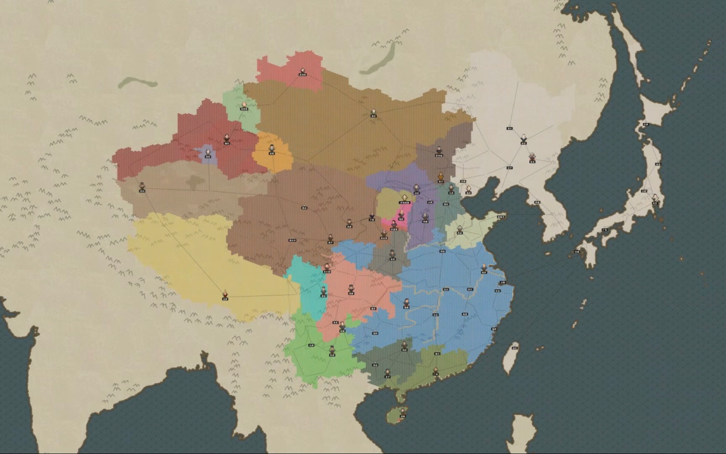 【无悔华夏】问苍茫大地，谁主沉浮？《唤醒勇虎》所有势力范围爆