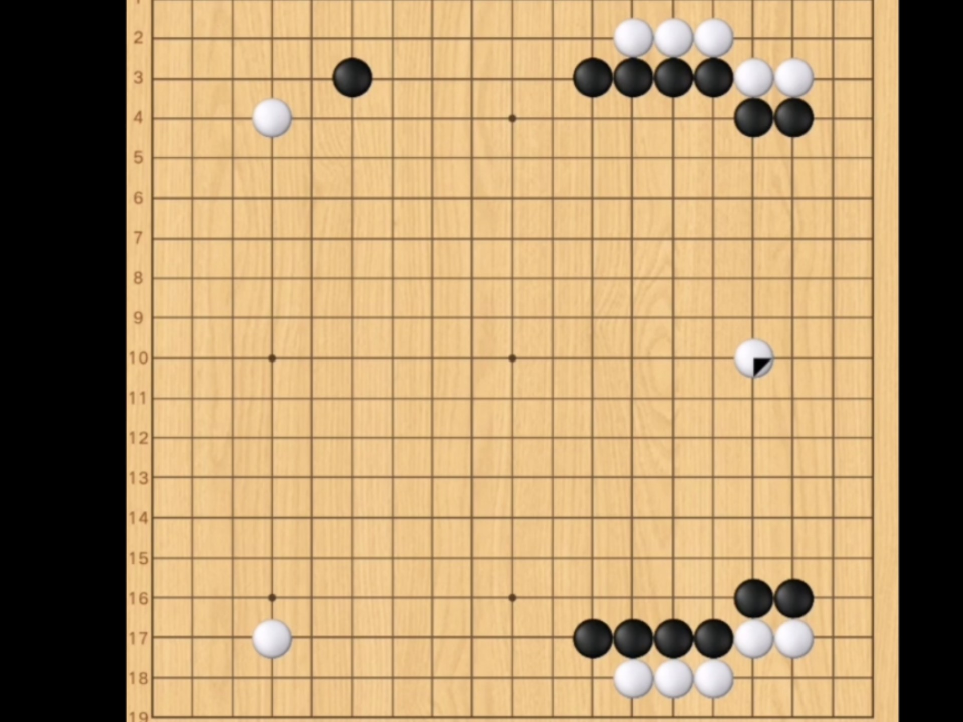 怎么还有人下这个布局啊！被白棋分投啥都没了！不能再下了！