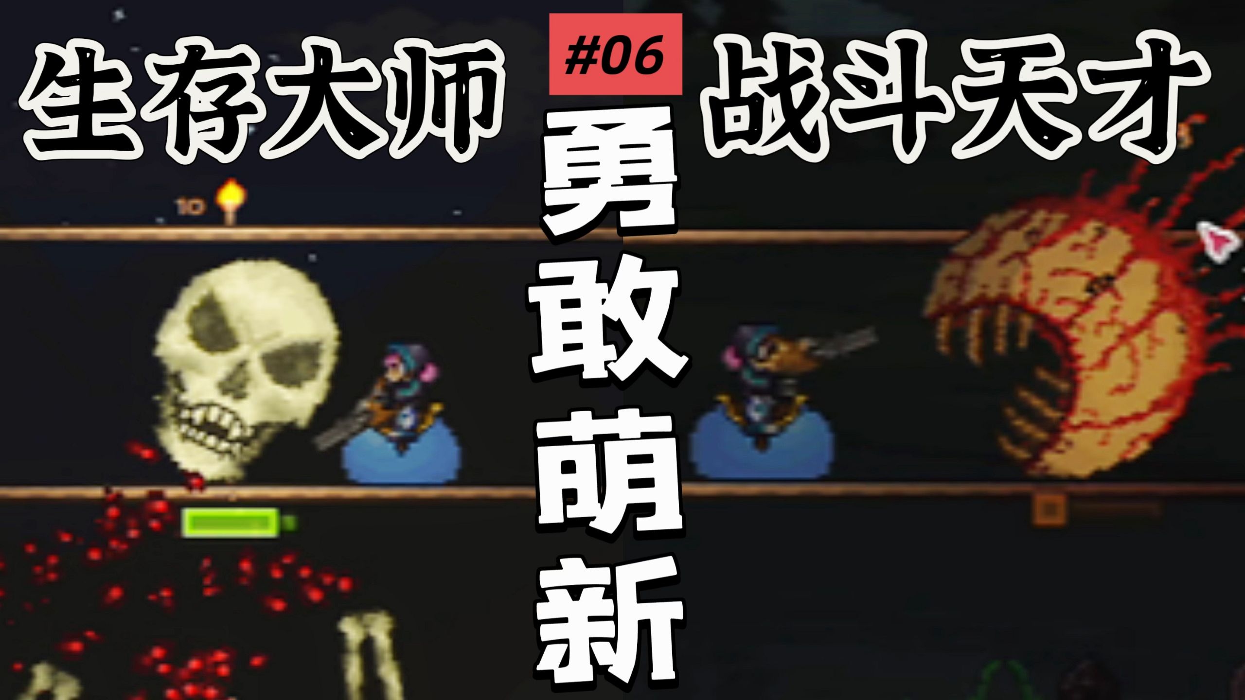 【泰拉瑞亚】#06 闪击骷髅王！村子欣欣向荣
