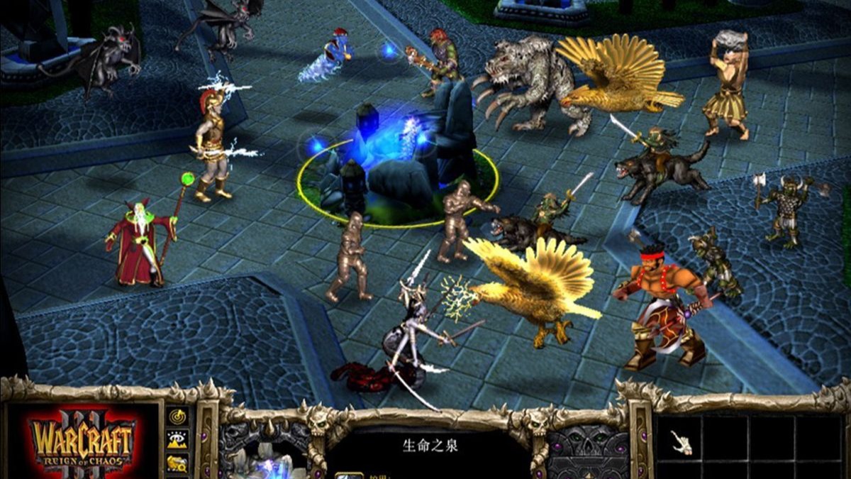 在魔兽争霸3中玩英雄无敌3【怀旧经典】两款15年前老游戏的完