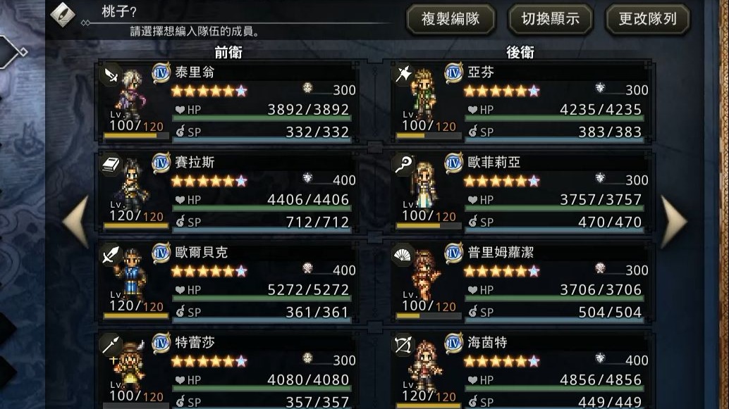 歧路旅人：大陆的霸者：原8灯火6星介绍