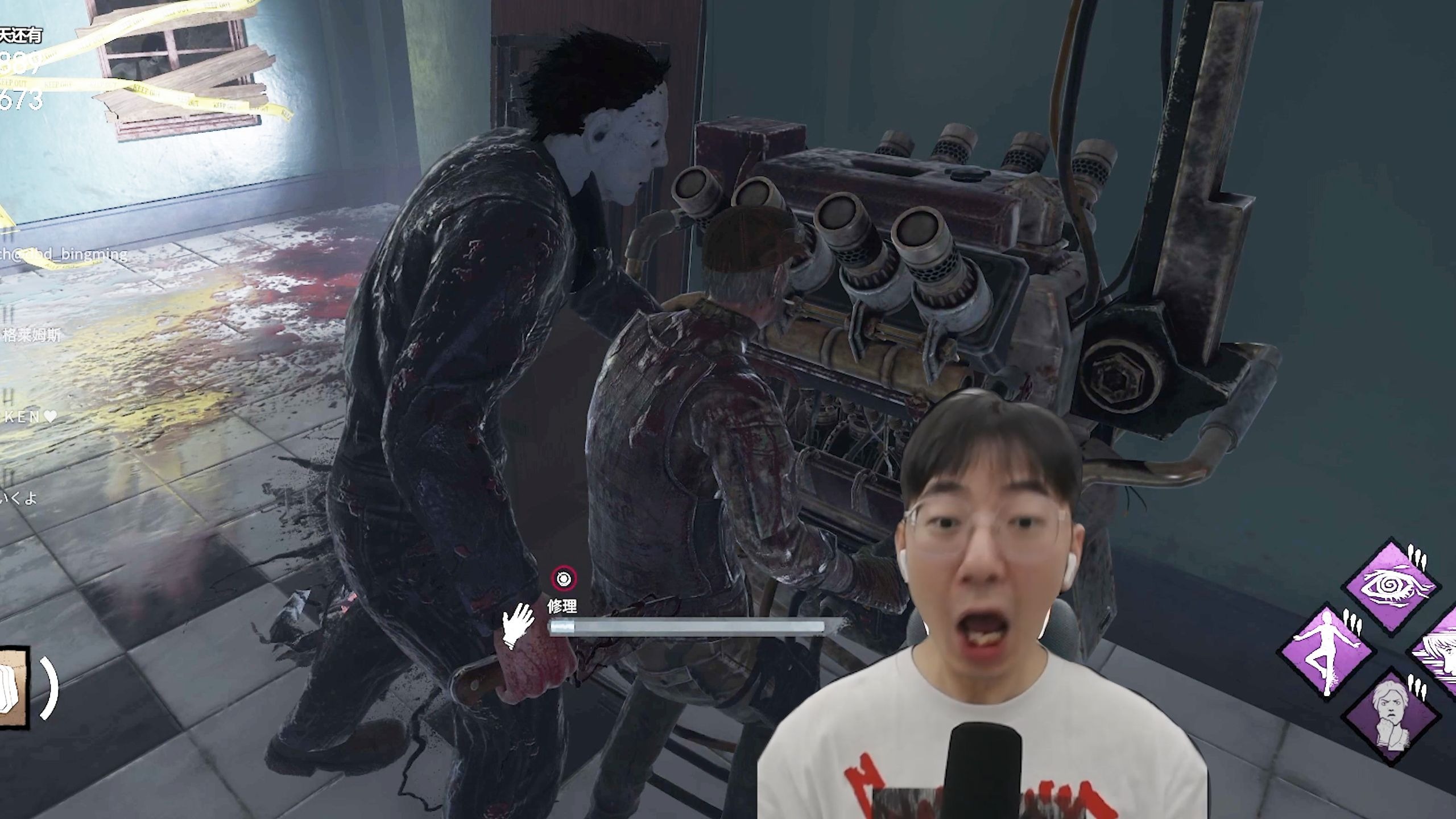 老比尔警察局碰到没心跳处决迈尔斯能否生存【4K黎明杀机】