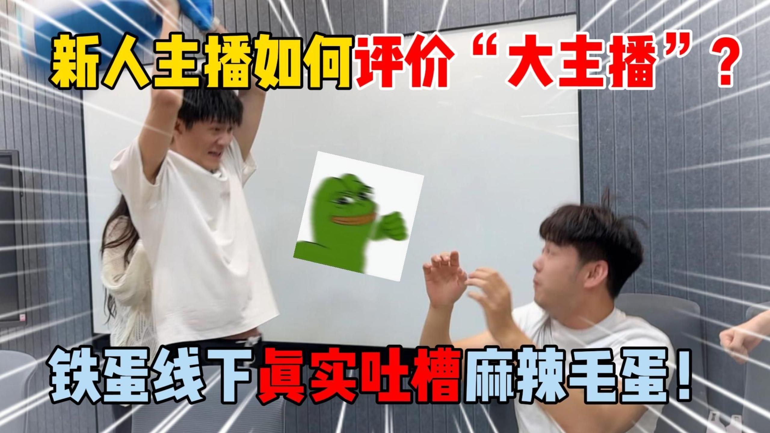 蛋仔派对：新人主播如何评价“大主播”？铁蛋线下真实吐槽毛蛋！