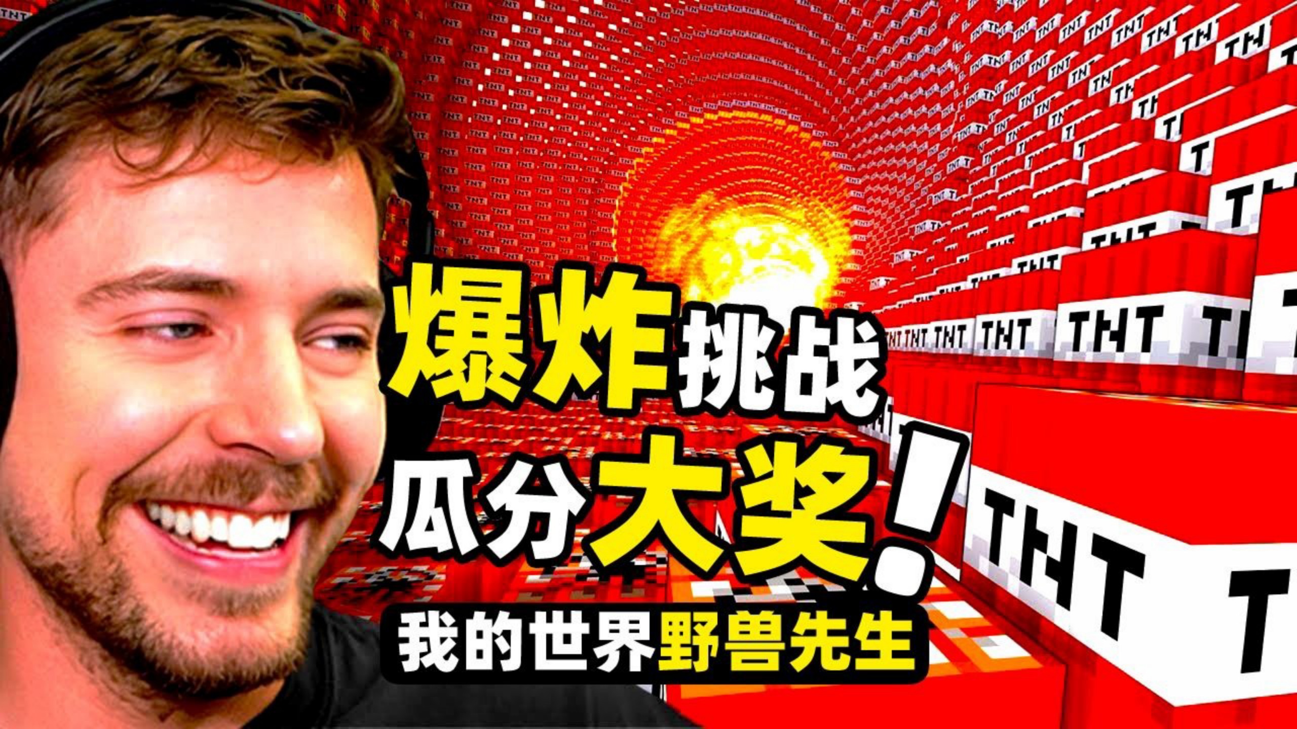 【我的世界】野兽先生举办TNT大赛  合集