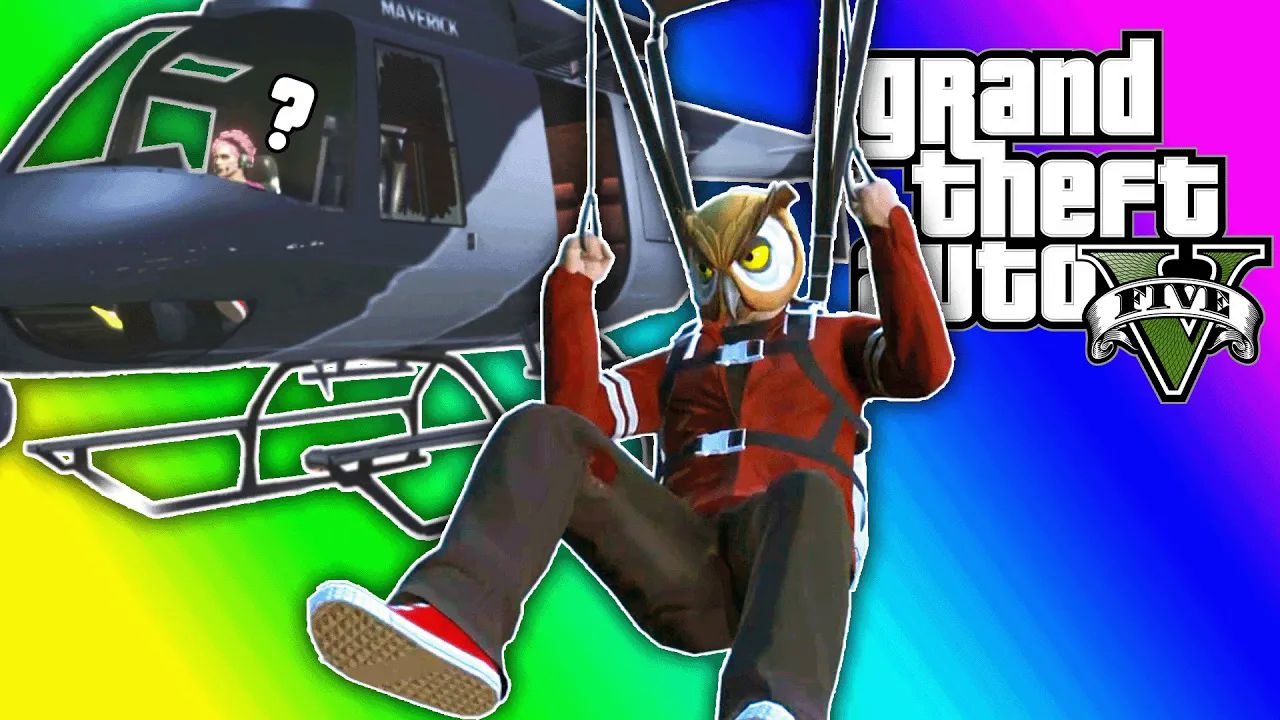 【Vanoss中文字幕】GTAOL有趣时刻 - 带一个女生入门GTA！