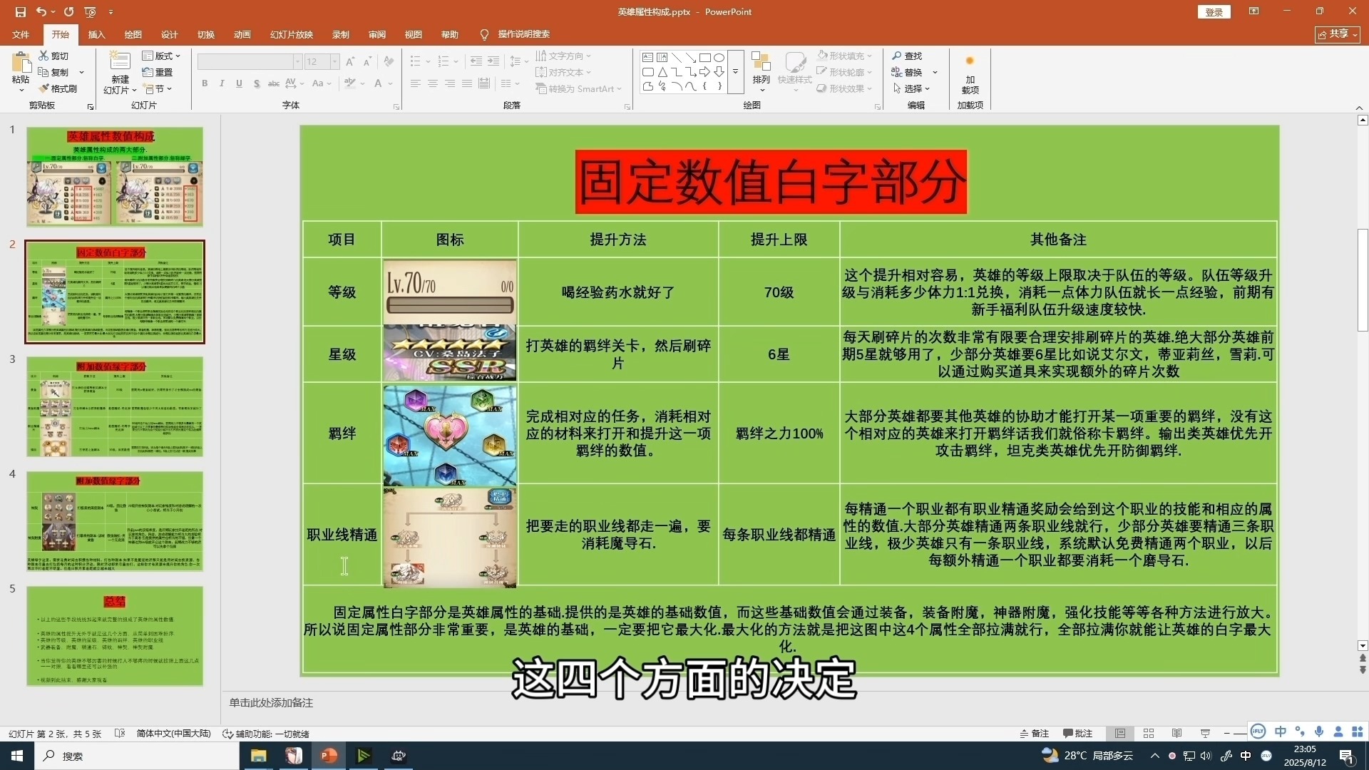 你的英雄为何这么菜？-英雄的属性数值构成和提升.