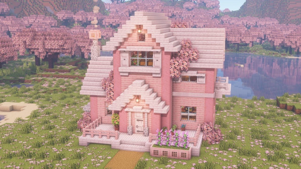 【Minecraft】苍白樱花屋
