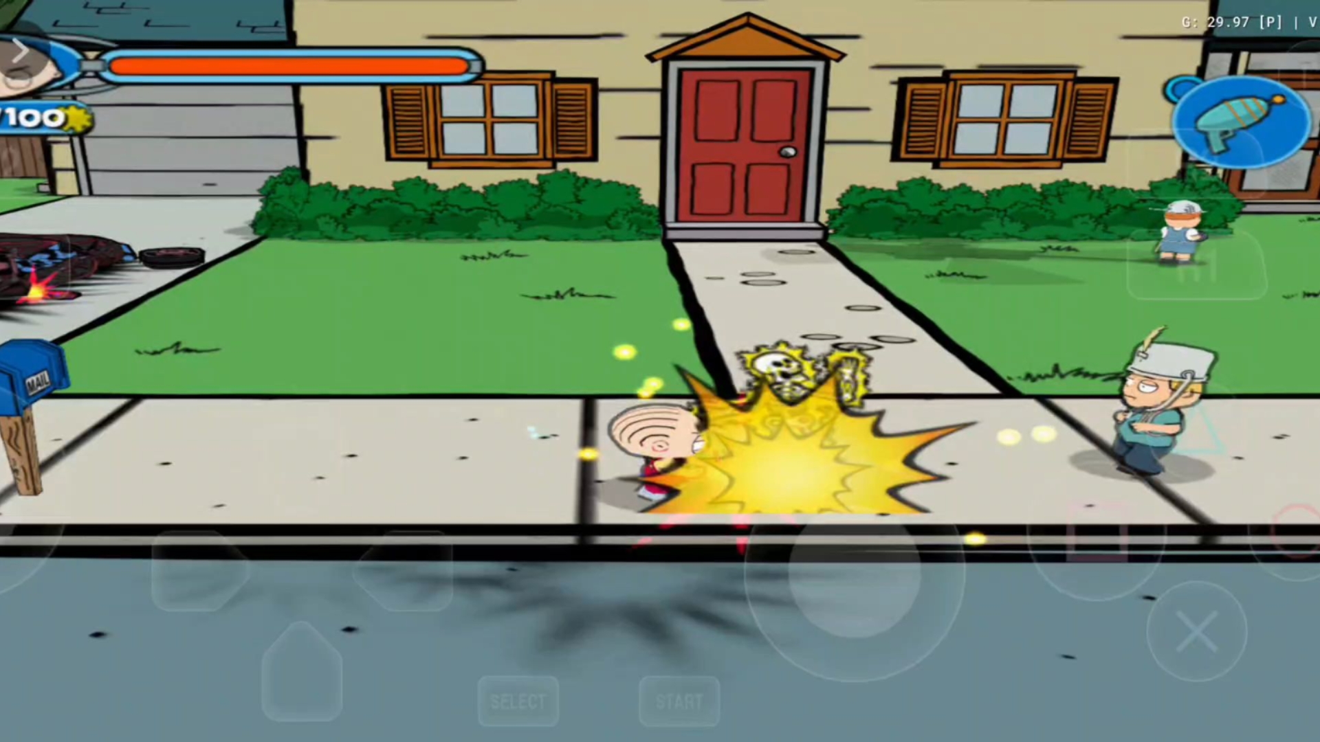 玩搞笑ps2游戏：恶搞之家，画质完美，游戏体验佳