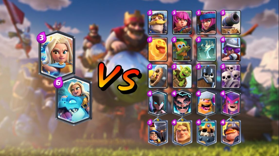 （双形态）精灵女王VS全皇室陆地及对空单位