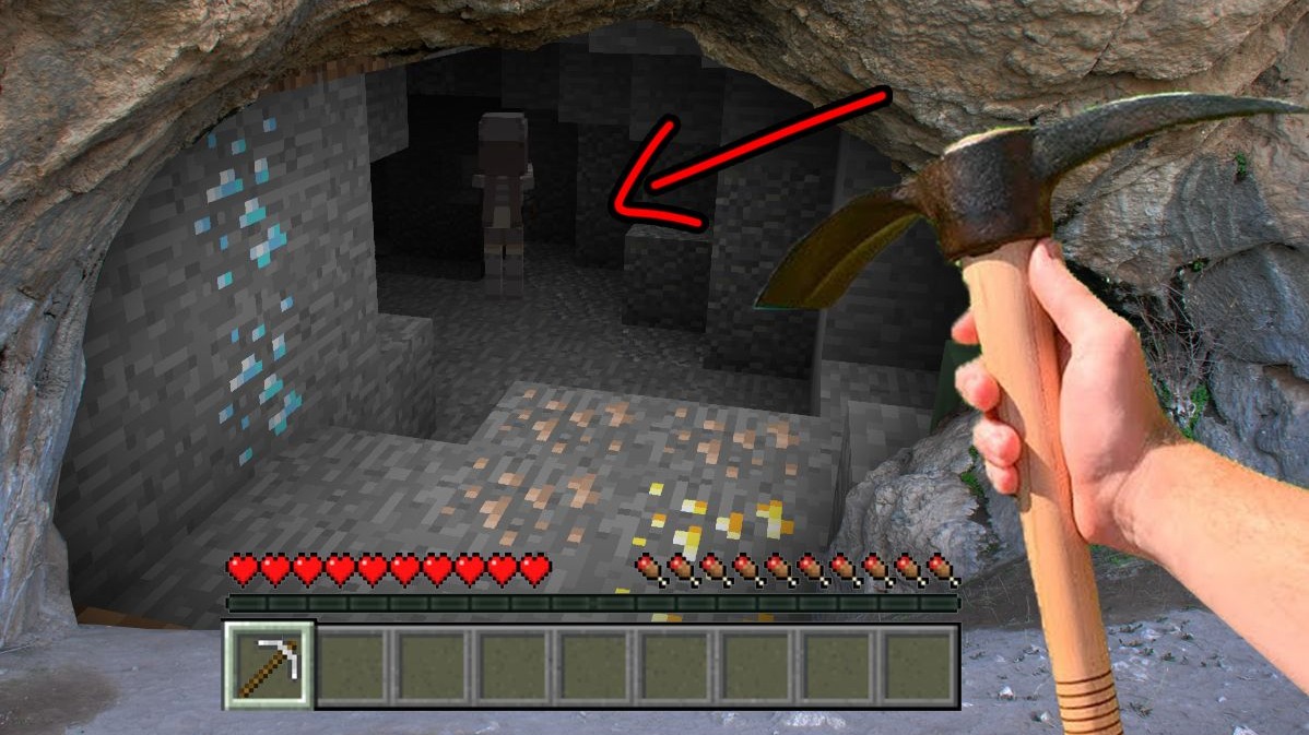 我的世界真人版！老铁们觉得我能生存吗？