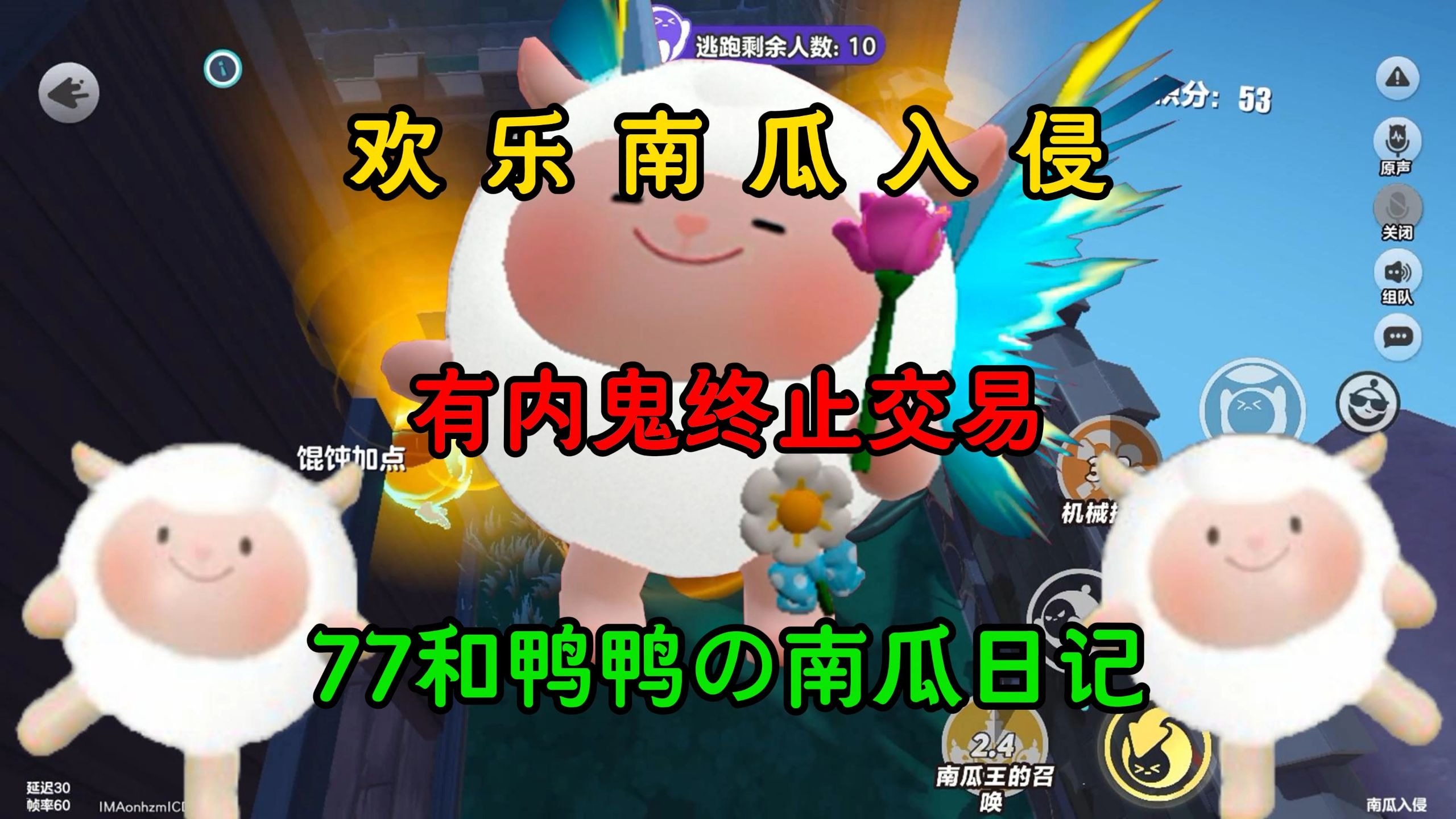 【南瓜入侵】有内鬼，终止交易！77和鸭鸭的南瓜日记！
