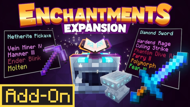 [Add-On]附魔扩展 Add-On-我的世界市场包免费下载-Minecraft