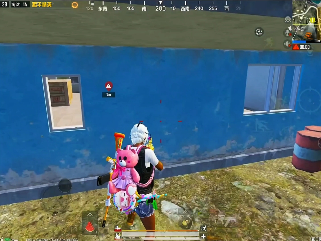 这才是想看的单人四排 世一迷宫楼扛压1雷3响 巡查员在线考核