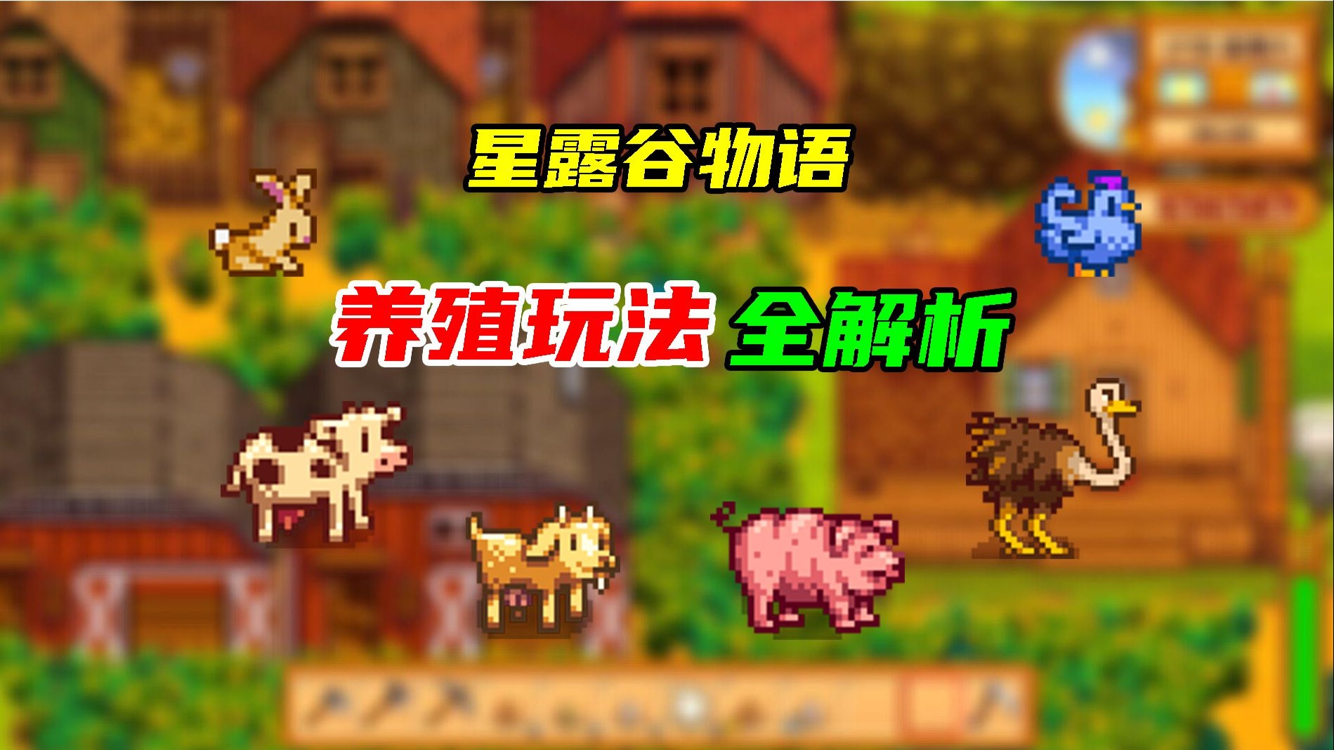 动物养殖日赚百万？星露谷入门级畜牧玩法讲解！