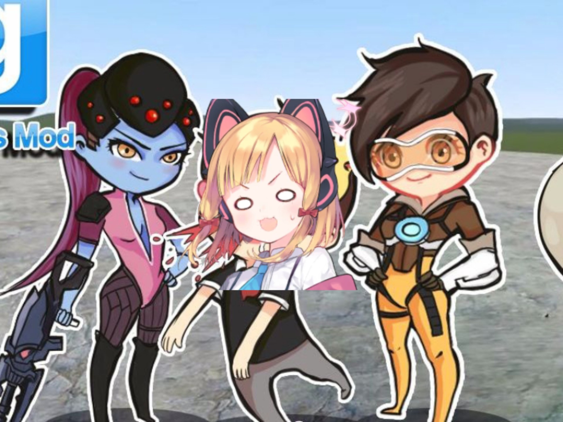 【GMOD日常】这个世界需要更多D级人员丨GMOD 直播录像｜AI才羽