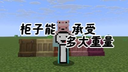 我的世界：一个柜子能承受多大重量？