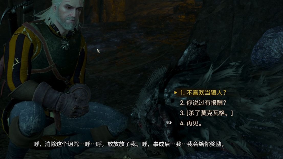 【40块的巫师3正好用5090玩玩】34 解除狼人诅咒