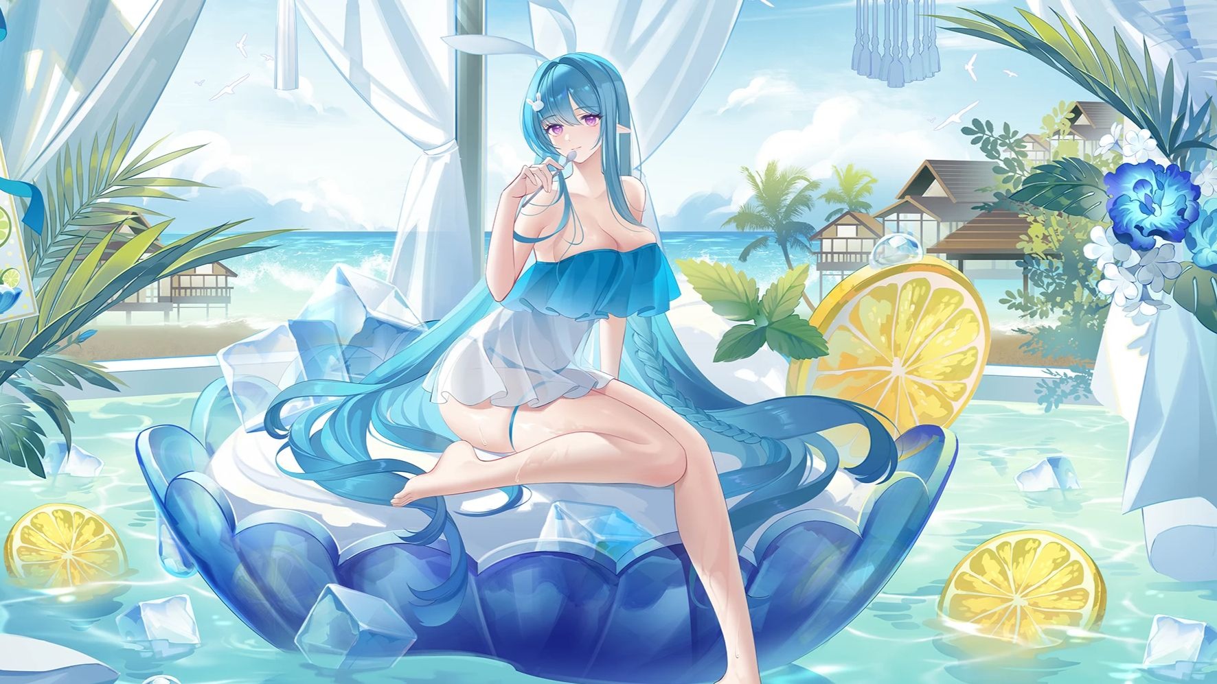 【奥拉星】冰雪女皇2v2实战！兔兔我真的不是躺赢狗啊(っ*´Д`