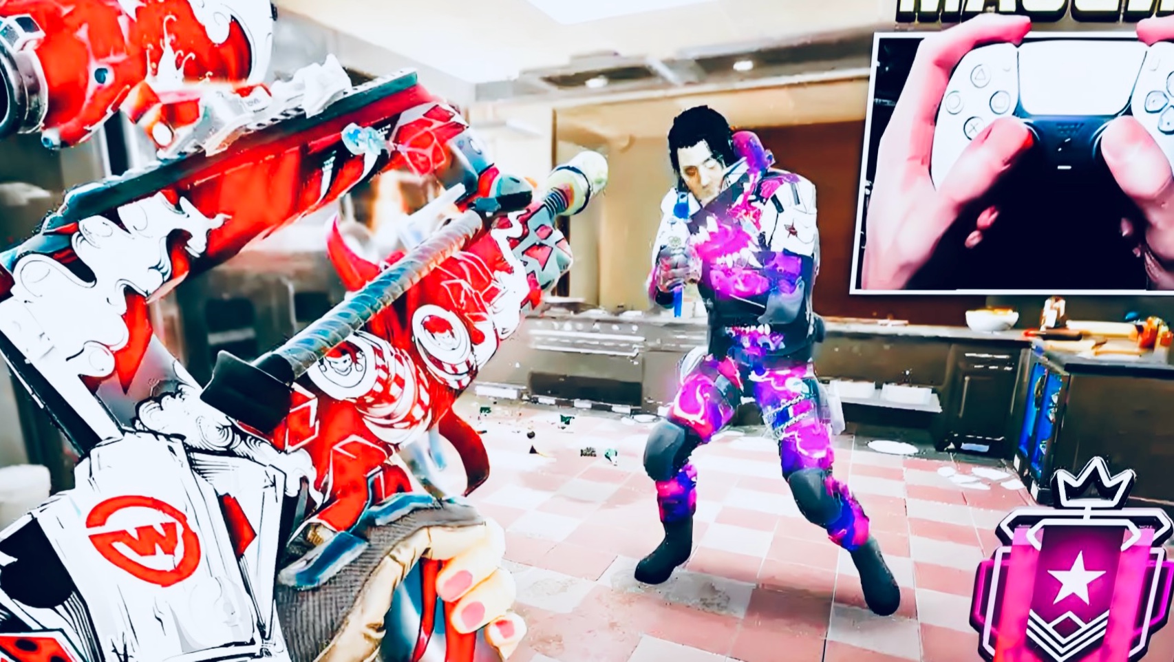 PS5手柄 R6X冠军 赛季末排位集锦