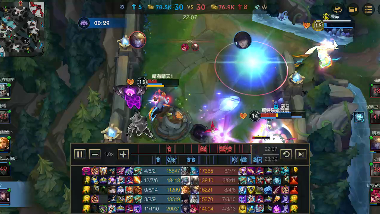 没录好，又一次五杀，而且我很某明奇妙的那种