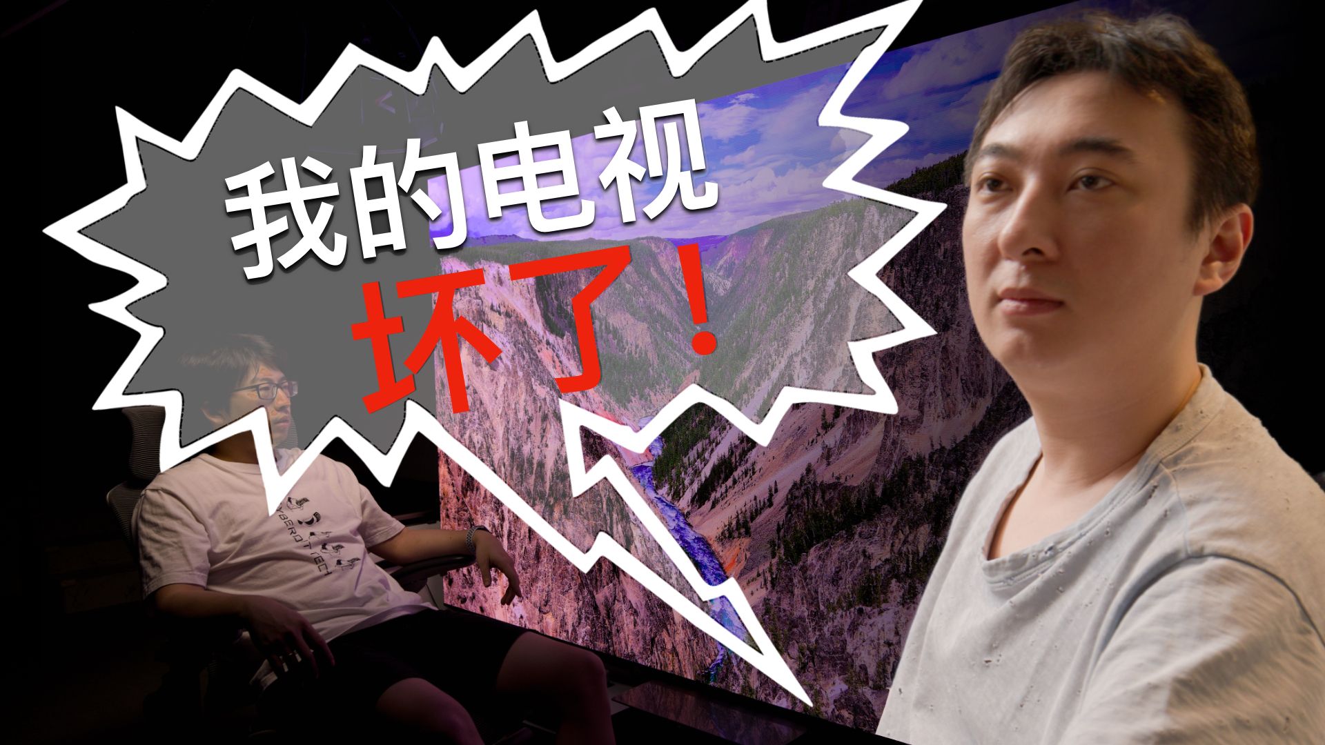 王思聪的百万电视坏了！