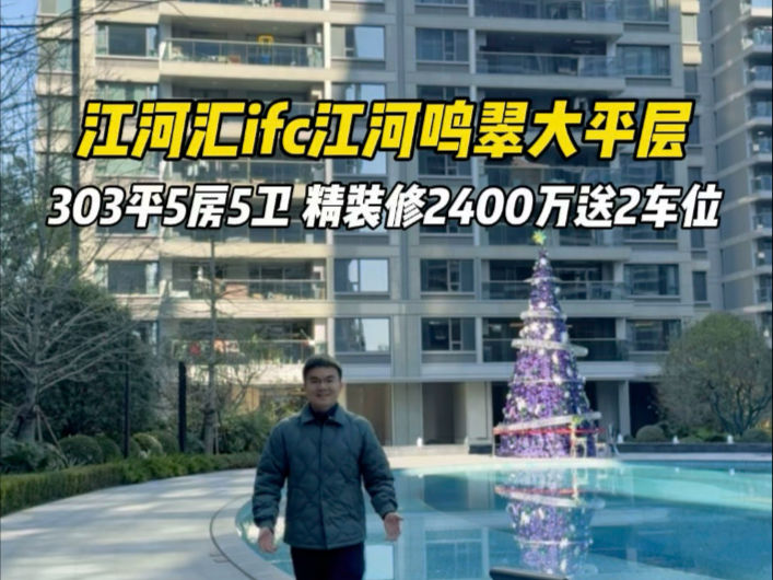 杭州江河汇ifc旁| 滨江和绿城联合打造豪宅，303-350平精装2400