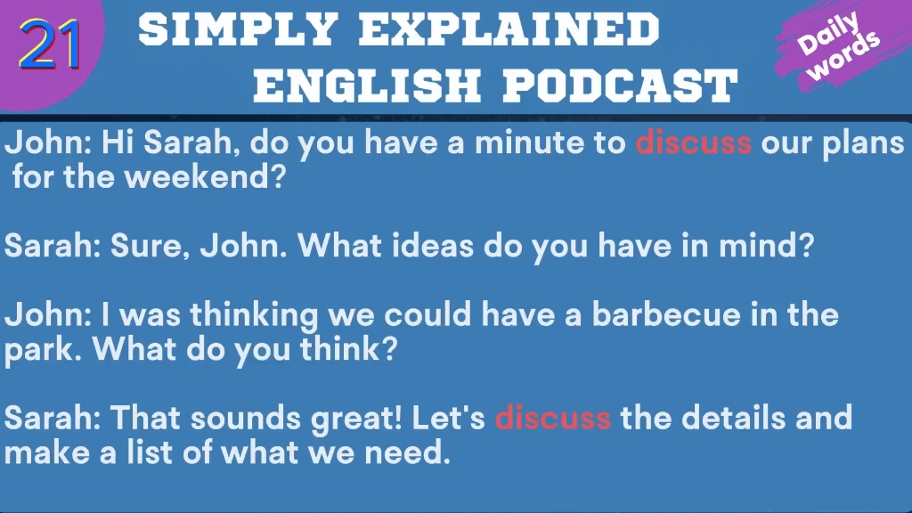 Learn English with podcast 21 for Beginners-Intermediate