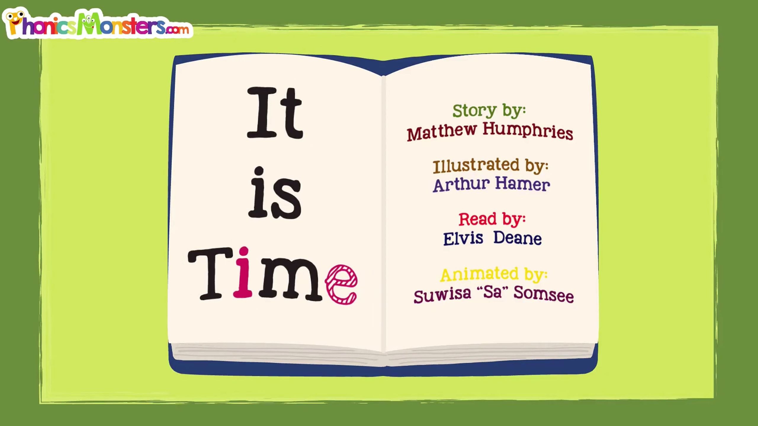 长元音i绘本 i-e It is Time