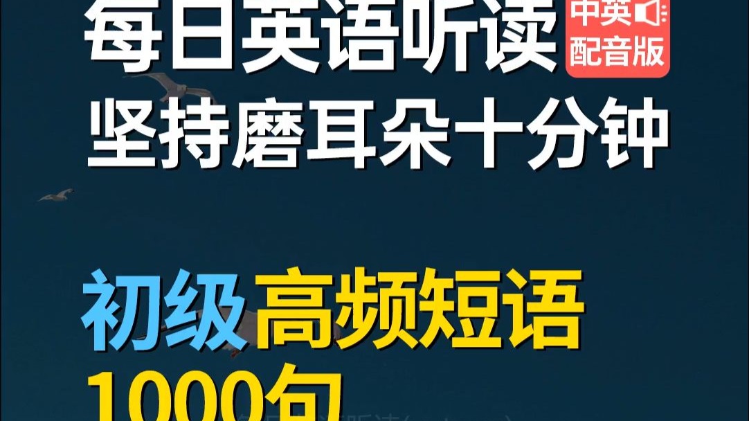第二十六集 | 初级短语1000句：每天十分钟，一个月听懂美国人#英