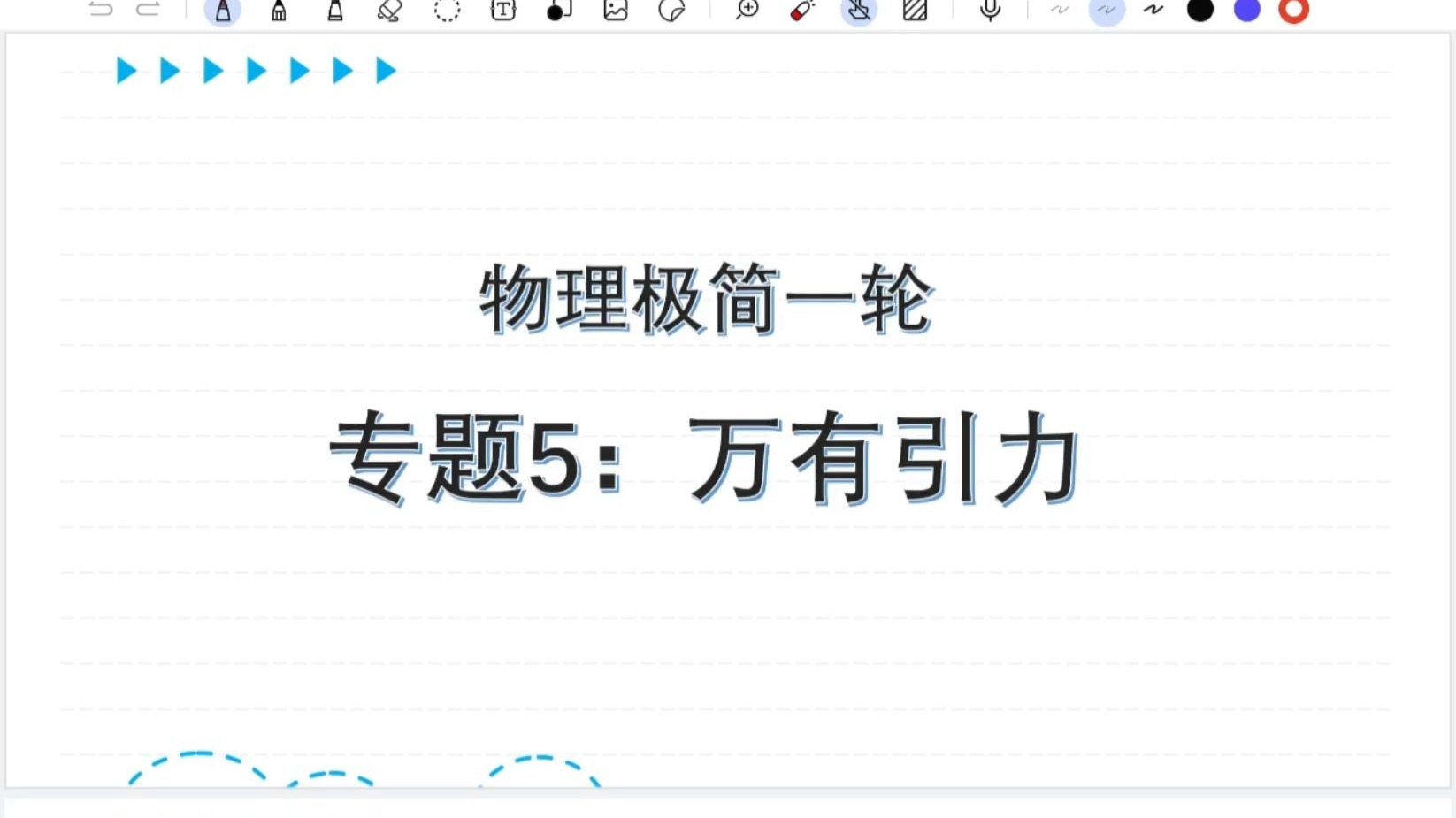 【极简一轮】万有引力与宇宙航行1：万有引力