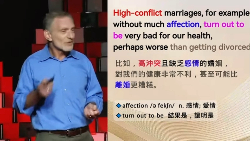 听演讲，学英文