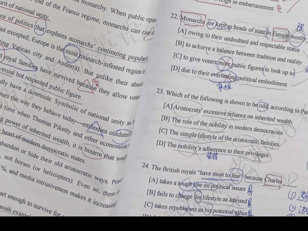 颉斌斌老师暑期集训营复盘打卡Day2。2015年英语一text1