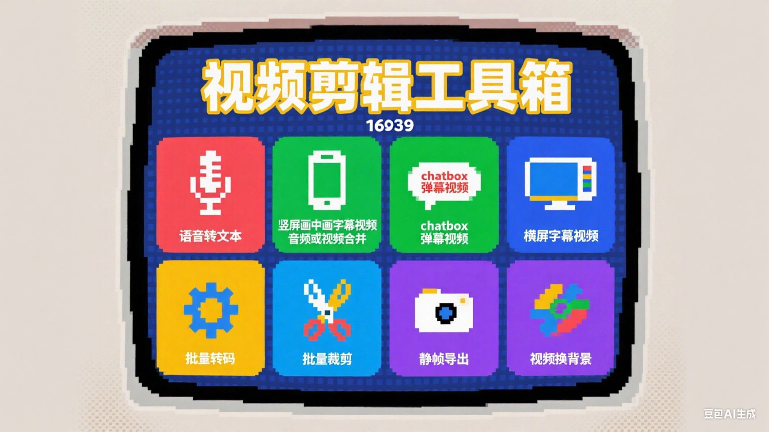 小白耗时四天写的一款能语言转文本,横屏竖屏字幕视频,批量裁