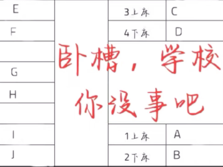 学校，你真会排表