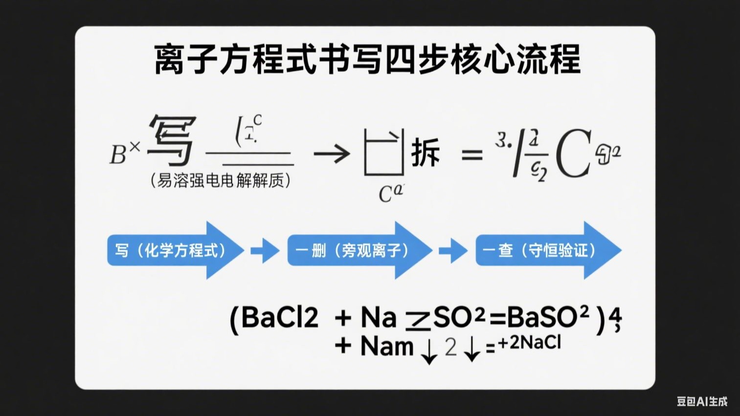 离子方程式