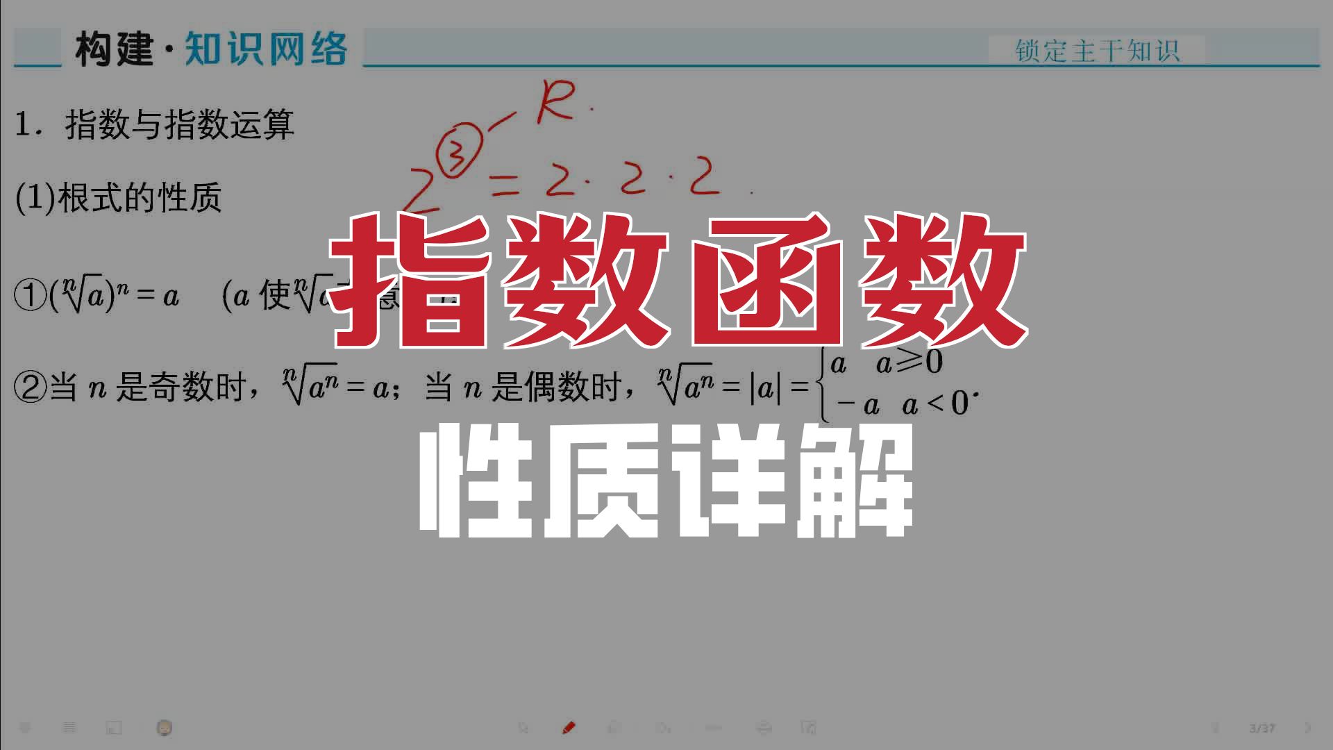 第二章　函数及其应用 第六节　指数与指数函数(1)
