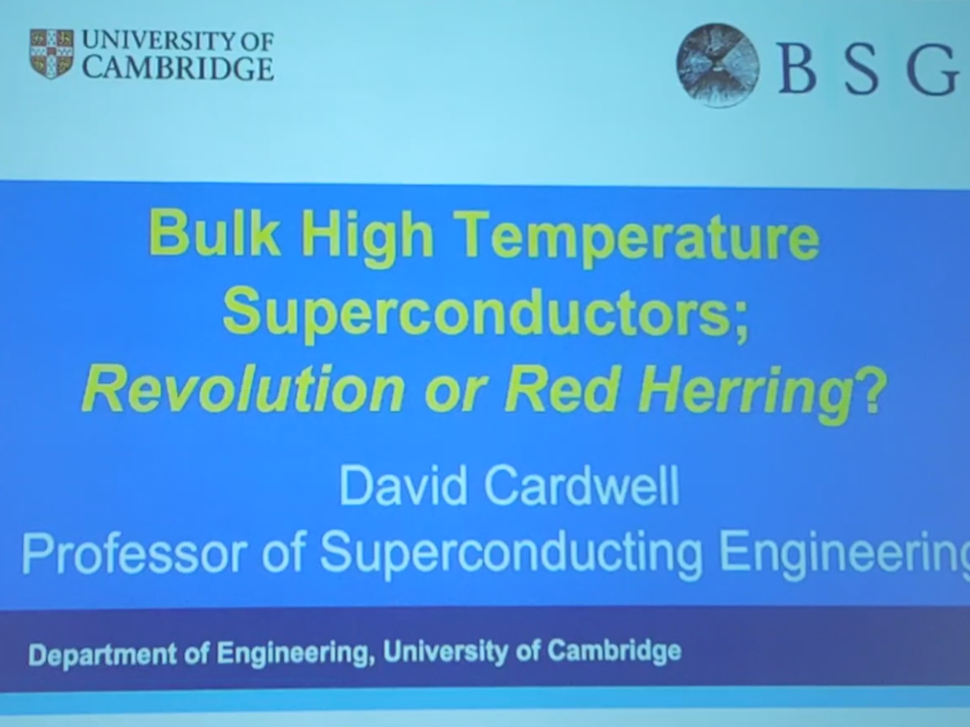 Study tour in Cambridge_Lecture 11