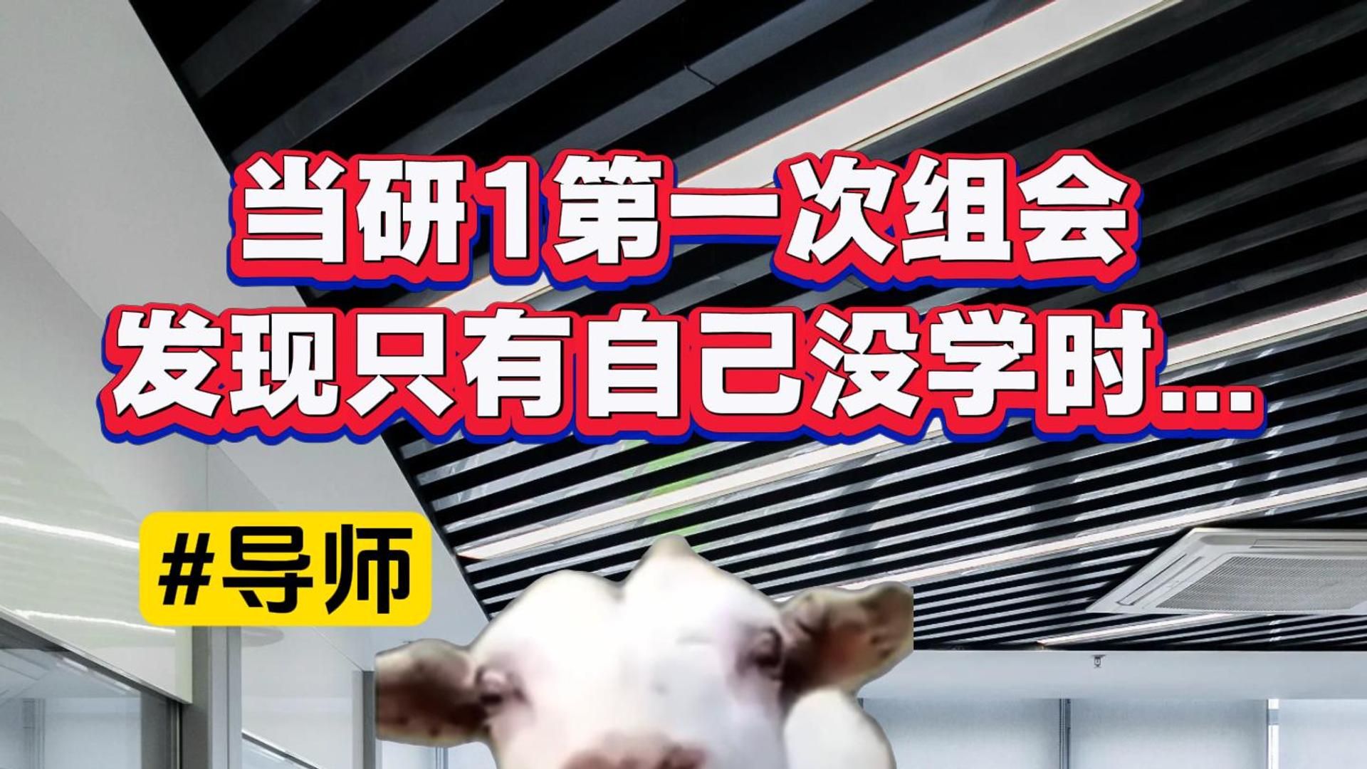 当研一开学第一次组会发现只有自己真的没有学时belike.....